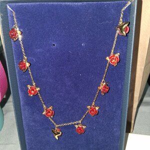 Danbury Mint "Dozen Roses" Necklace